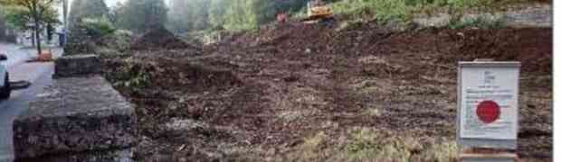 Bauarbeiten für Flüchtlingsheim in Esch -Neudorf